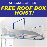 THE ROOF BOX COMPANY: SPECIAL OFFER - FREE ROOF BOX HOIST WITH EVERY ROOF BOX SOLD!